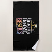 ビーチブーゼ&ベスティーココナッツツリーサマー ビーチタオル (正面)