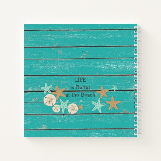 ビーチプランクスアンドスターフィッシュゲストハウス ノートブック (裏面)