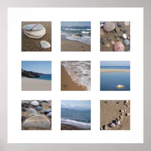 ビーチプリント ポスター (正面)