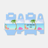 ビーチプールパーティーグッディトリート特典ボックス フェイバーボックス (折り畳みなし)