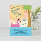 ビーチプール卒業パーティー招待状 招待状 (スタンド正面)