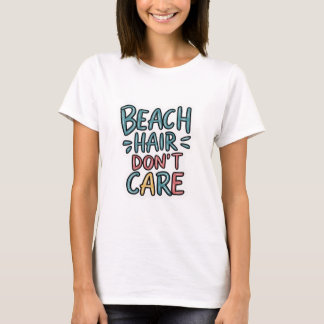 ビーチヘアあり気に Tシャツ
