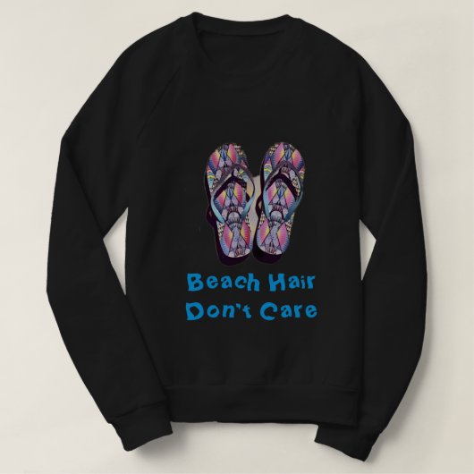 ビーチヘアスウェットシャツ Tシャツ (デザイン正面)