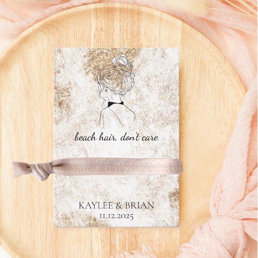 ビーチヘアブリーズメイドスクルンチホルダー エンクロージャーカード