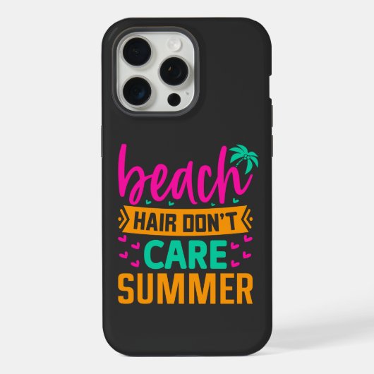 ビーチヘア気にが夏でない–54804 iPhoneケース (裏面)