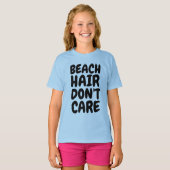 ビーチヘア気にはない、休暇Tシャツ Tシャツ (正面フル)