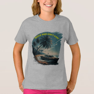 ビーチヘア気に Tシャツ