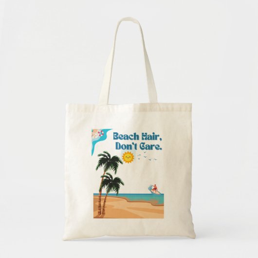 ビーチヘア気にDon't.toteバッグ トートバッグ (正面)