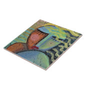 ビーチヘア絵画抽象芸術のOSBボード タイル (側面)