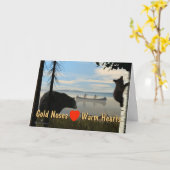 ビーチベア カード (黄色い花)