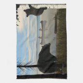 ビーチベア キッチンタオル (縦)