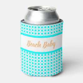 ビーチベイビーアクアホワイトビーチーサマーコレクション 缶クーラー