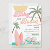ビーチベイビーシャワーの招待状 招待状 (正面)
