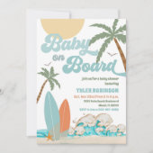 ビーチベイビーシャワーの招待状 招待状 (正面)