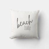 ビーチベイビー。スロー枕 クッション (正面)