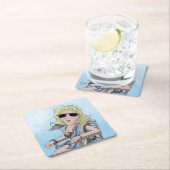 ビーチベスクエア紙コースター スクエアペーパーコースター (インサイチュ)