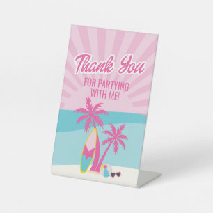 ビーチベスティーズ行こうパーティーピンクの誕生日 台座サイン