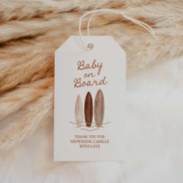 ビーチベビーオンボードベビーシャワーありがとう ギフトタグ