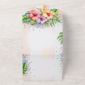 ビーチベビーシャワー オールインワン招待状 (外側)