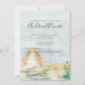 ビーチベビーベビ航海のーシャワー招待状 招待状 (正面)