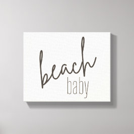 ビーチベビー。キャンバスプリント キャンバスプリント