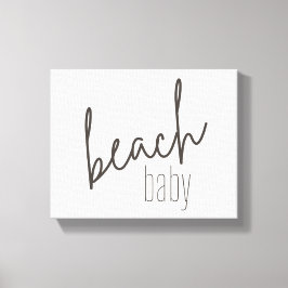 ビーチベビー。キャンバスプリント キャンバスプリント