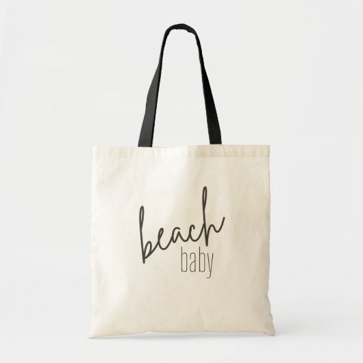 ビーチベビー。トートとバッグプールビーチ トートバッグ (正面)