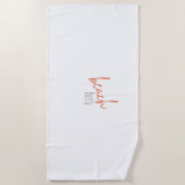 ビーチベビー。ビーチタオル ビーチタオル (正面)