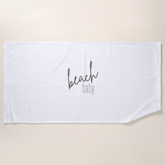 ビーチベビー。ビーチタオル ビーチタオル (正面)