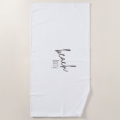 ビーチベビー。ビーチタオル ビーチタオル (正面)