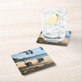 ビーチベンダー…ラマイビーチコサムイアイランド スクエアペーパーコースター (インサイチュ)