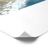 ビーチホエールポスタやる気を起こさせるー ポスター (角)