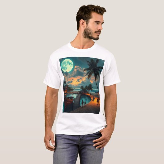 ビーチホテルNo 2 Tシャツ (正面フル)