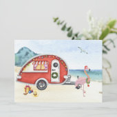 ビーチホリデイRVキャンパーキャンピングフラミンゴ シーズンカード (スタンド正面)