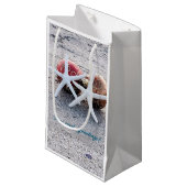 ビーチホリデーカスタム抱き枕 – 小、光沢 スモールペーパーバッグ (正面アングル)