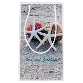 ビーチホリデーカスタム抱き枕 – 小、光沢 スモールペーパーバッグ