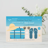 ビーチホリデーバチェロレッテ招待状 招待状 (スタンド正面)