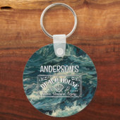 ビーチホワイトキャップザアドベンチャー開始 キーホルダー (正面)