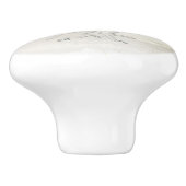 ビーチホワイトヒトデエレガントサマーシック熱帯 セラミックノブ (側面)