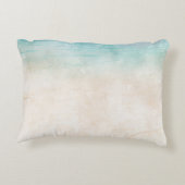 ビーチホームデコーカスタムルファミリー名水彩 アクセントクッション (裏面)