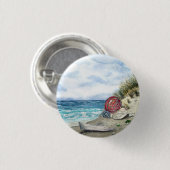 ビーチボタン 缶バッジ (正面&裏面)