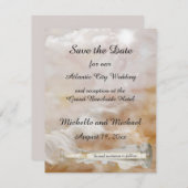 ビーチボトル セーブ・ザ・デート 結婚発表 招待状 (正面/裏面)