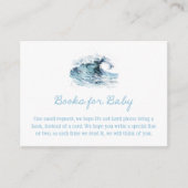 ビーチボーイ赤ちゃんシャワーベビー本 エンクロージャーカード (正面)