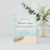 ビーチボートライトハウスリハーサルディナー 招待状 (スタンド正面)