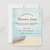 ビーチボートライトハウスリハーサルディナー 招待状 (正面)