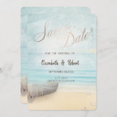 ビーチボートライトハウス日付を保存 セーブザデート (正面/裏面)