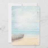 ビーチボートライトハウス日付を保存 セーブザデート (裏面)