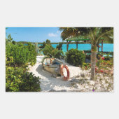 ビーチボートレック 長方形シール (正面)
