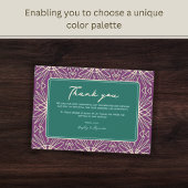 ビーチボートレンディー結婚ズサンキューカード サンキューカード