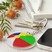 ビーチボールのキーホルダー キーホルダー (正面右)